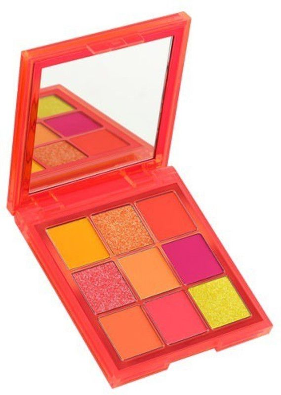 imelda Matte Shimmer Waterproof Neon Colorful Neon Obsessions Palette 9 g  (MULTI COLOR)