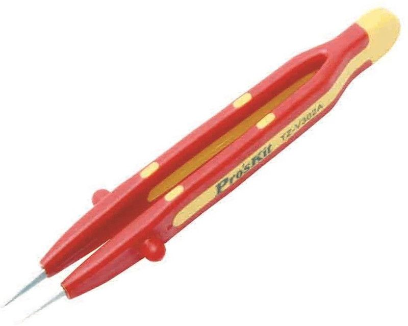 Proskit TZ-V302A VDE 1000V Insulated Sharp Tip Tweezer 134mm