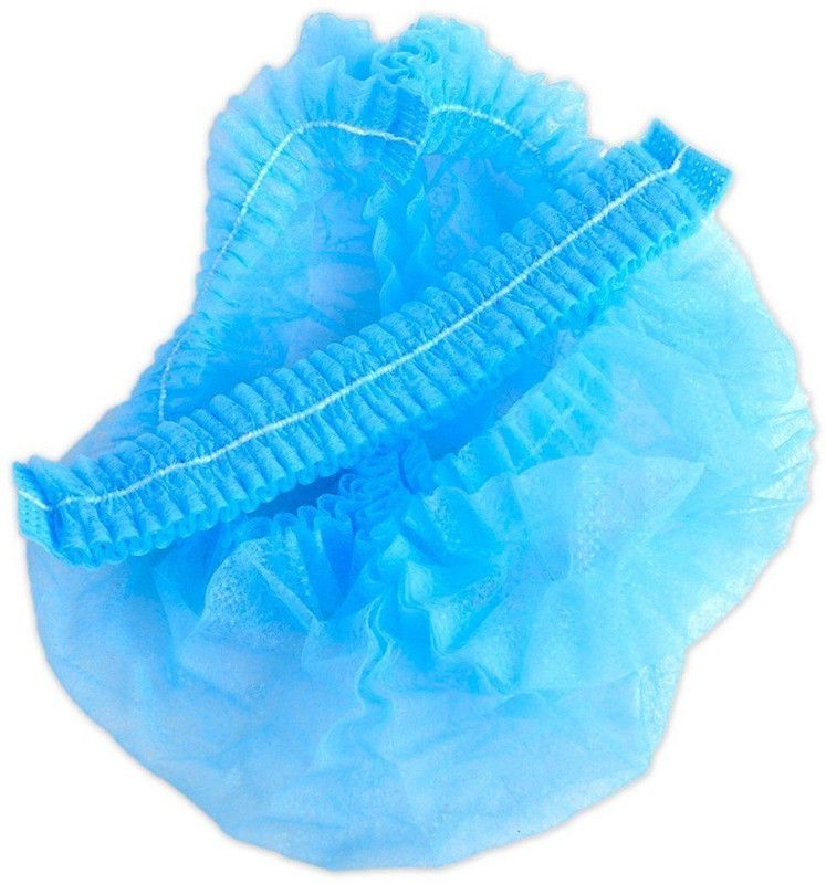 Snazzynest Stretchable Blue Surgical Caps/Cooking Caps (300 Pieces)