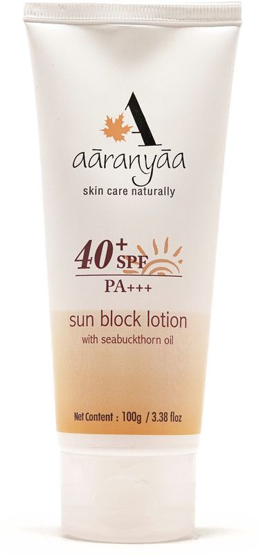 Aaranyaa Sun Block Lotion SPF 40_New - SPF 40 PA+++  (100 ml)