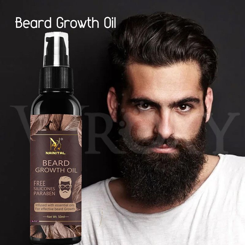 NAINITAL advanced Beard Growth Oil for Men - (Almond & Jojoba) for Beard Growth Hair Oil  (50 ml)