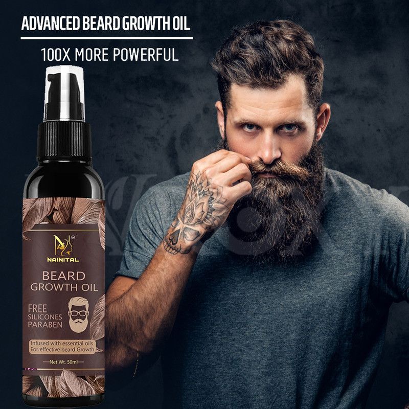 NAINITAL BEARD FAST GROWTH OIL- DAILY NOURISH OIL Hair Oil  (50 ml)