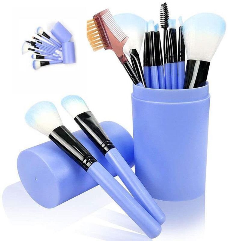 MANJUBALA Makeup Brush Organizer  (Purple)