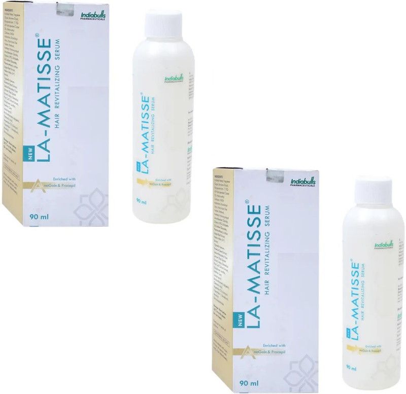 La Matisse Hair Revitalizing Serum Pack of 2 ( 90+90=180ml)  (180 ml)