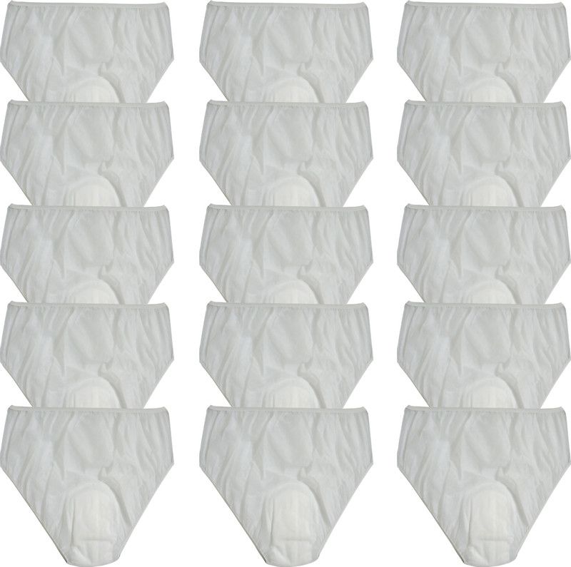 SPONGY HUB Disposable Panties with Pad Specially Designed for Periods and Post Maternity (Pack of 15) Sanitary Pad  (Pack of 15)