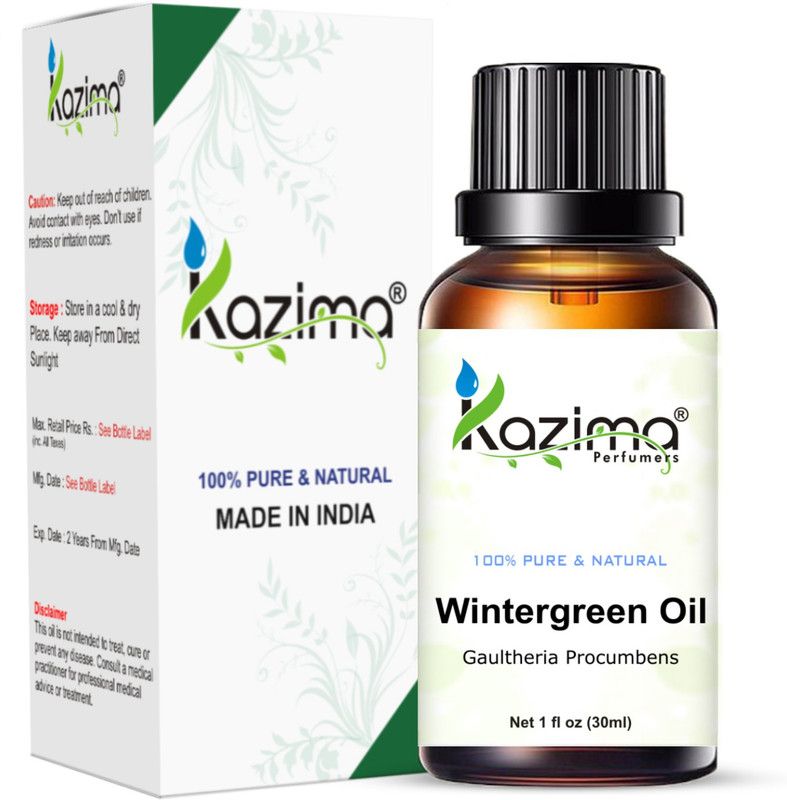 KAZIMA Wintergreen Essential Oil (30ml) Pure Natural Oil  (30 ml)