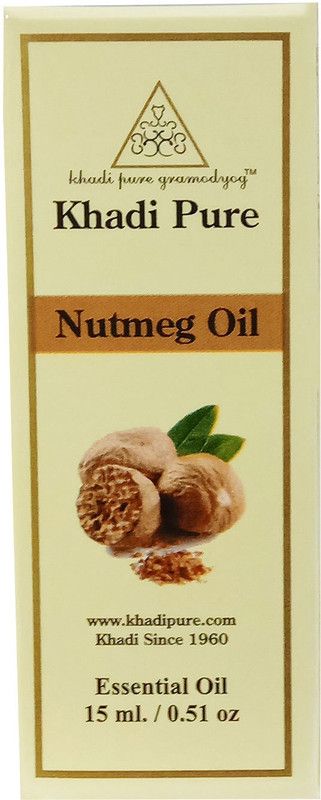 Khadi Pure Herbal Nutmeg Essential Oil 15ml  (15 ml)