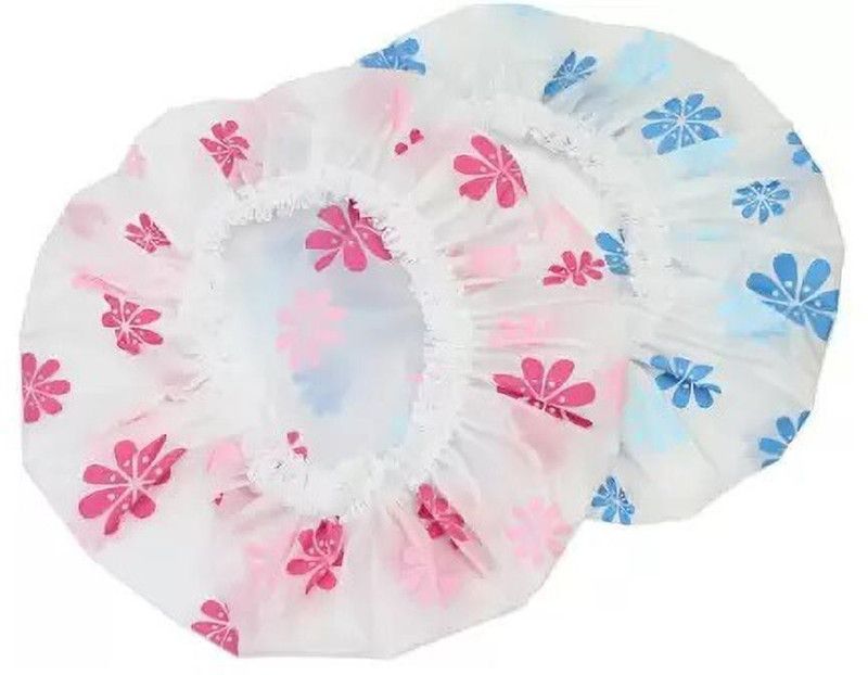 Right Traders Unisex Free Size Reusable Waterproof Elastic Shower Cap