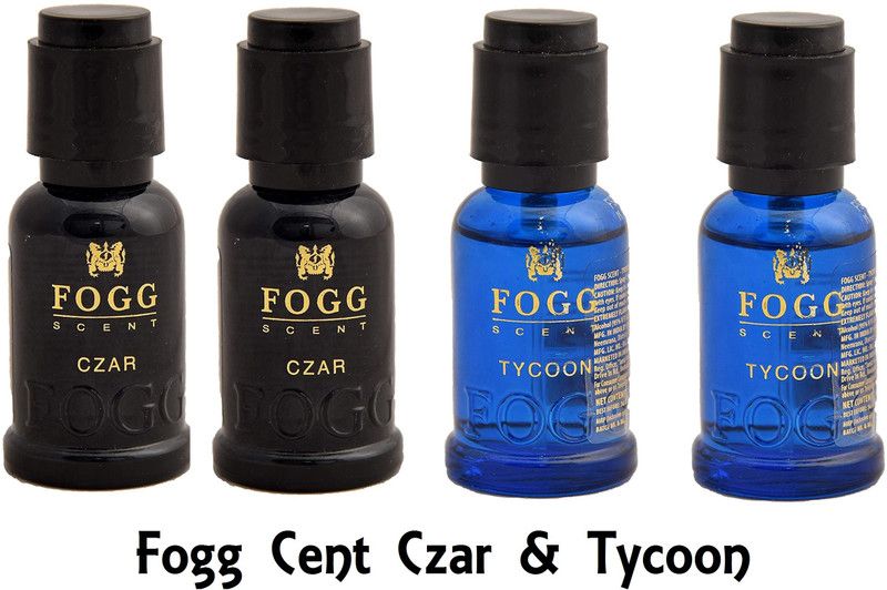 FOGG CENT CZAR + TYCOON (15 Ml X 4 Pc) Pocket Perfume - For Men & Women  (60 ml, Pack of 4)