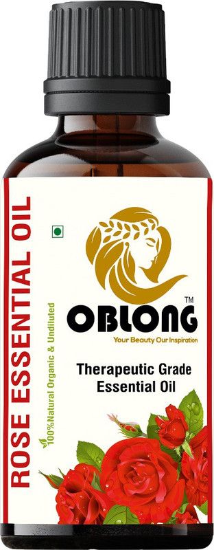 OBLONG PREMIUM QUALITY 100% ORGANIC ROSE OIL 1 BOTTLE(S) OF 10ML  (10 ml)