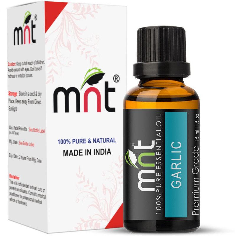 mnt Garlic Essential Oil (15ML) 100% Pure Natural & Therapeutic Grade for Aromatherapy, Skin health, Acne & Healthy hair  (15 ml)