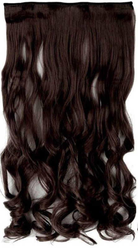 PEMA Clip in Wavy Natural Brown Hair Extension