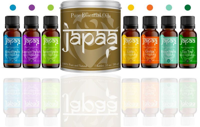 Japaa Essential Oil Gift Box 10ml 7 Oils  (70 ml)