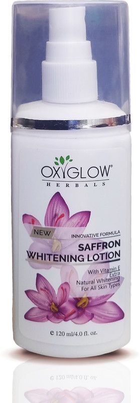 OXYGLOW Herbals Saffron & Whitening Lotion 120 ml (Pack Of 1)  (120 ml)