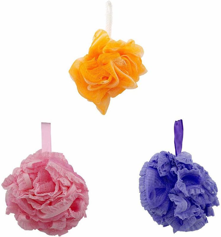 REVOLTEK Loofah  (Pack of 3, Multicolor)