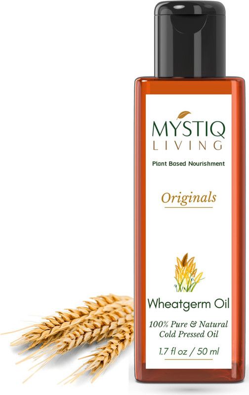 Mystiq Living Wheatgerm Oil - 100% Pure and Natural Cold pressed For Skin, Massage and Hair  (50)