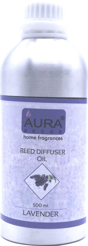 AuraDecor Lavender Reed Diffuser Oil  (500 ml)
