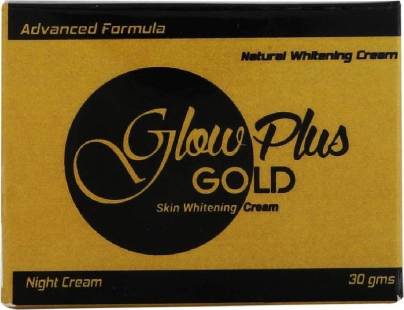 Glow plus Gold Natural Night Cream For Skin Brightening , Made In France (30 Grams)  (30 g)