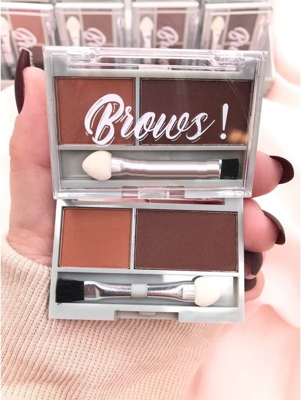THTC WATER PROOF & LONG STAY MATTE FNISH PRESSED EYE BROW POWDER  (BROWN)