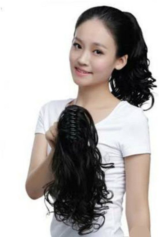 HAVEREAM curly brown clutcher ponytail Hair Extension