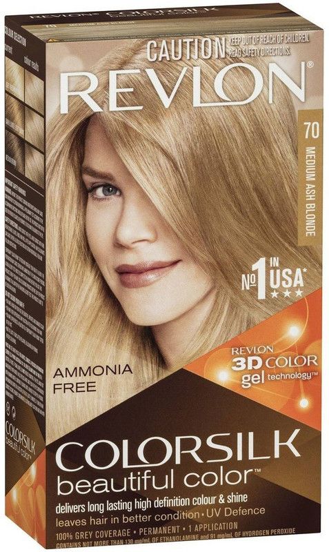 Revlon Medium Ash Blonde No-70 , Colorsilk Beautiful Hair Color