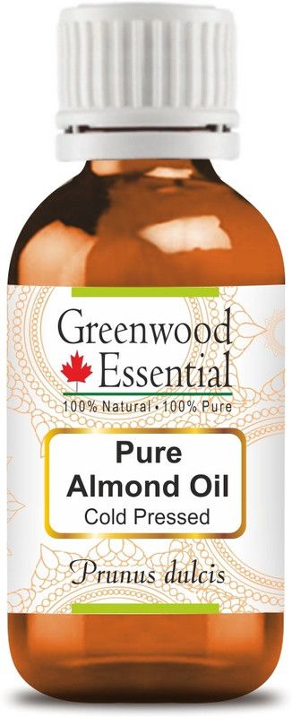 Greenwood Essential Pure Almond Oil (Prunus dulcis) 100% Natural Therapeutic Grade Cold Pressed  (30 ml)