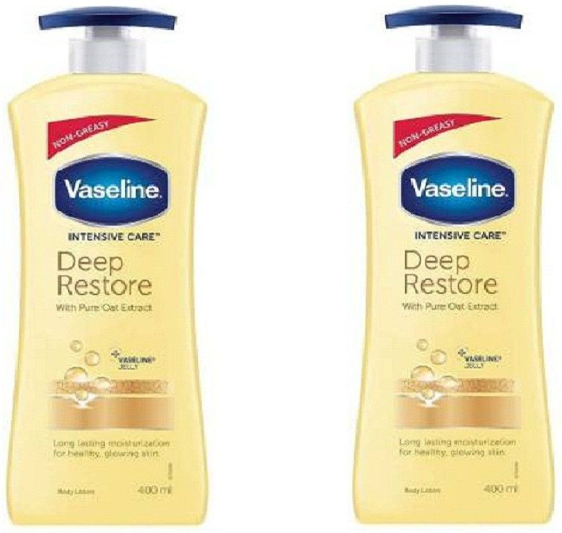 Vaseline winter lotion deep restore 400 ml pack of 2  (800 ml)