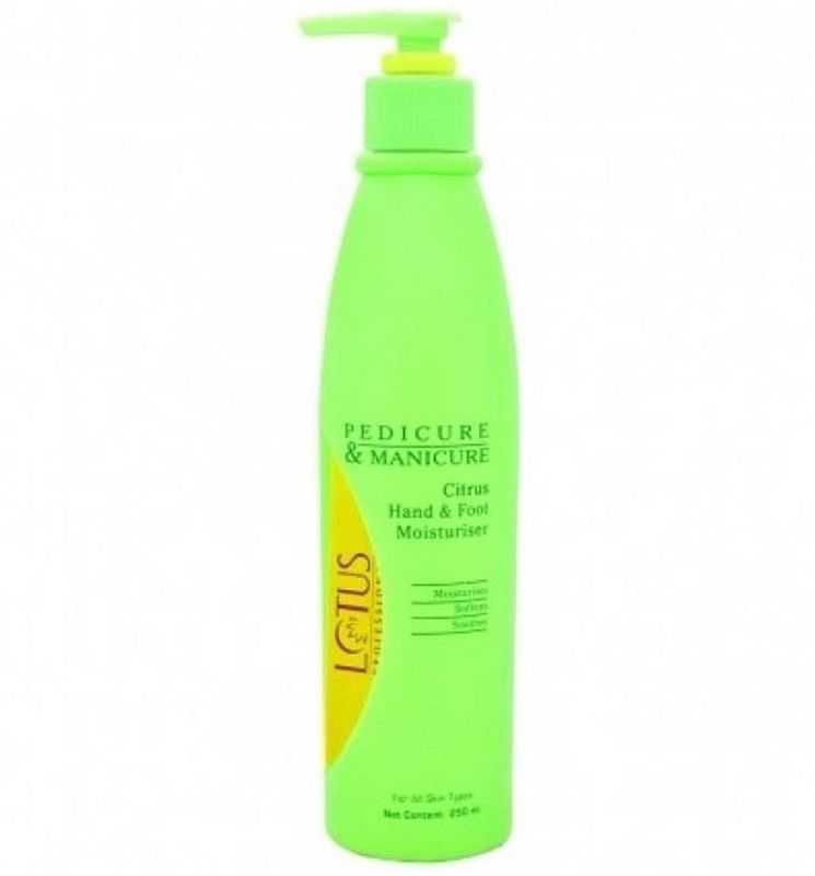 Lotus Professional Pedicure & Manicure Citrus Hand & Foot Moisturiser  (250 ml)