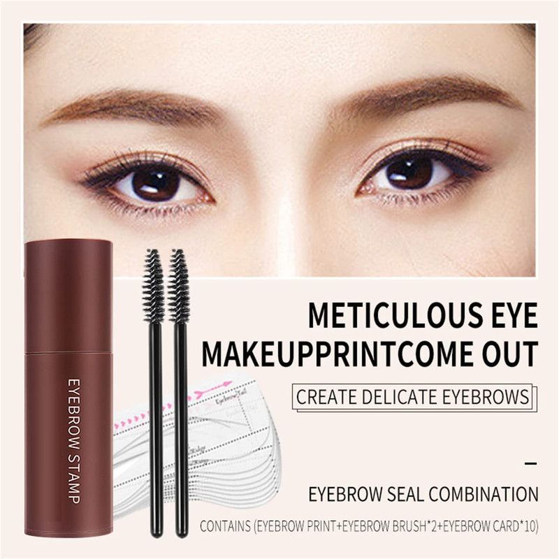 winry MAKEUP EYEBROW AND HAIR ROOT EYEBROW STAMP POWDER FOR MENS AND WOMANS 20 g  (BROWN)