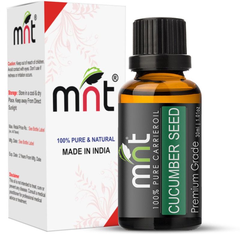 mnt Cucumber Seed Carrier Oil (30ML) 100% Pure Natural & Therapeutic Grade For Aromatherapy, Skin, Acne & Hair Growth  (30 ml)