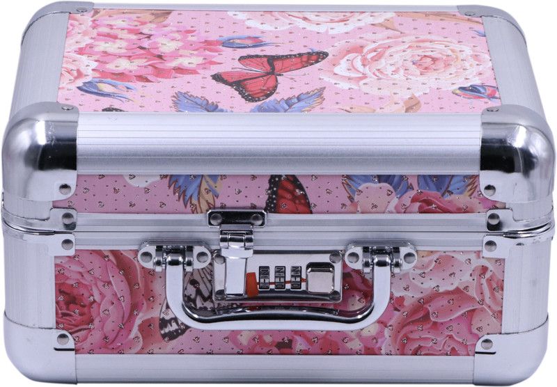 Bridal Printed Makeup Beauty To Store Cosmetic, Bangles Jewelry Vanity Box  (Multicolor)