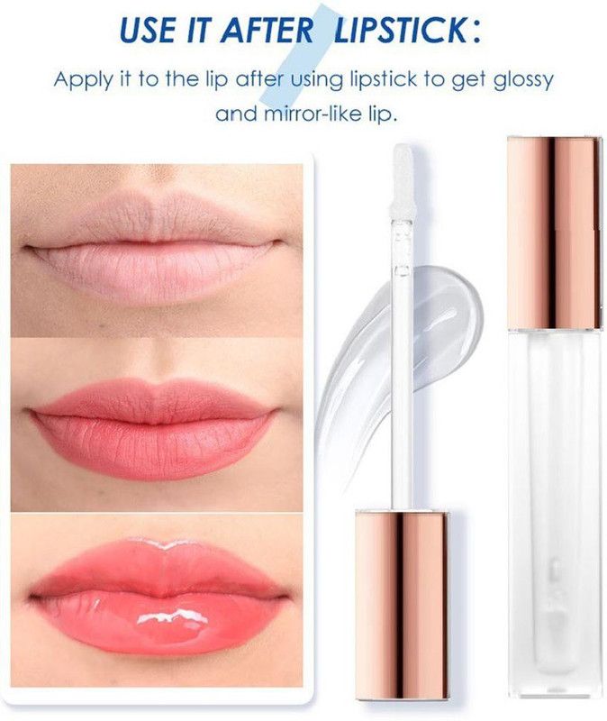 tanvi27 Waterproof shiny look Plumper Lip Gloss Long Lasting  (6 ml, transparent)