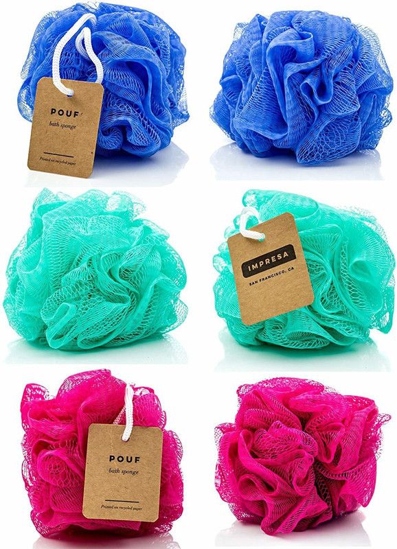 Impresa Products Loofah  (Pack of 6, Multicolor)