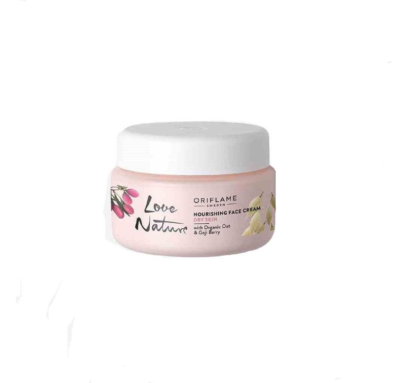 Oriflame LOVE NATURE Nourishing Face Cream with Organic Oat & Goji Berry  (50 ml)