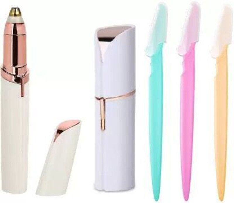 PKK TRADERS Women Popular Eyebrow Combo With Battery painless Body Hair Remover Eyebrow Thread (0 cm, Pack of0) Eyebrow Thread  (0 m, Pack of0)