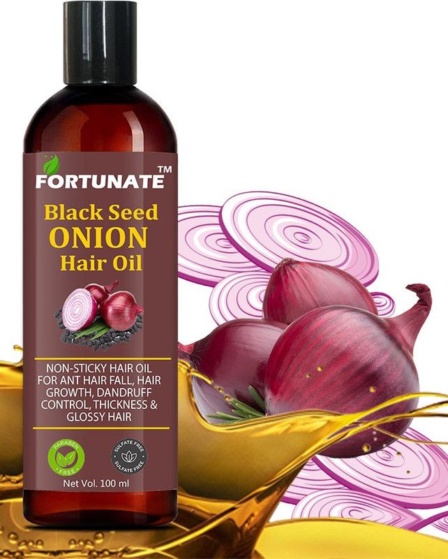 FORTUNATE 100% Result Red Onion Hair Oil( Hair Growth, Thickness, Stimulating Healthy hair and Hair Regrowth) (for Women and Men) Hair Oil  (100 ml)