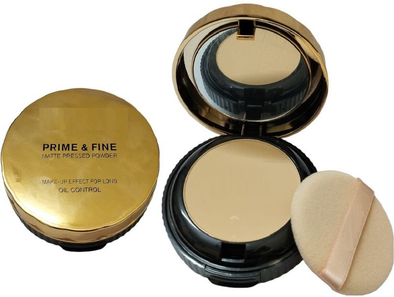 GABBU Oil Control 2 in 1 Prime and Fine Matte Pressed Powder Compact  (MULTI COLOR, 20 g)