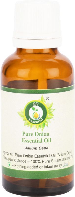 R V Essential Pure Onion Essential Oil 15ml- Allium Cepa (100% Pure and Natural Steam Distilled)  (15 ml)