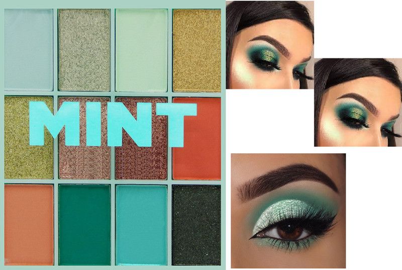 GABBU BEST MAKE UP PASTEL MINT MAKE UP EYE SHADOW 18 g  (MULTI COLOR)