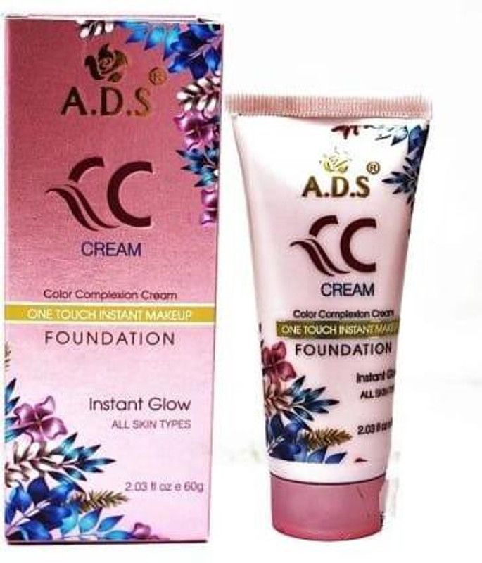 ads BEAUTY FLY CC Cream Foundation, AF1675, (Light Pink, 60 g) Foundation  (Light Pink,, 60 ml)