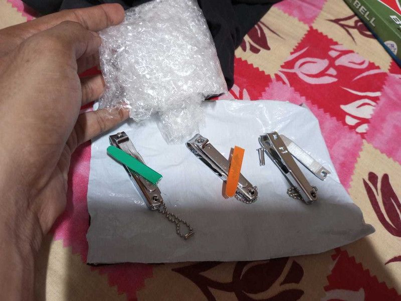 NailCutter Bell Nail Cutter Clipper with Nail File (Set of 3) - Made in Korea