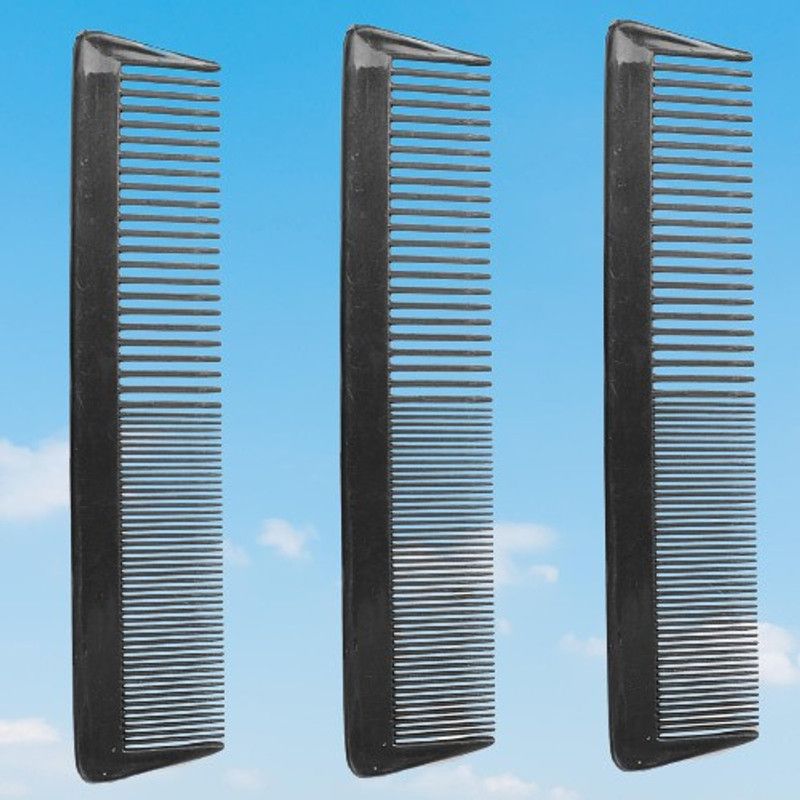 Xester Professional Anti Static Heat Resistant Hair Dressing Comb (Pack Of 3)