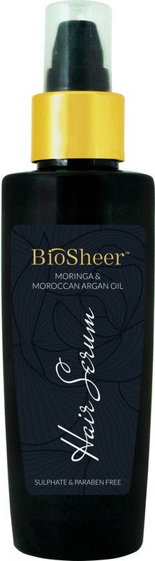 BioSheer Moringa & Moroccon Argan Oil Hair Serum  (125 ml)