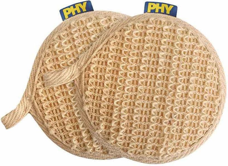 Phy Loofah  (Pack of 2, Beige)