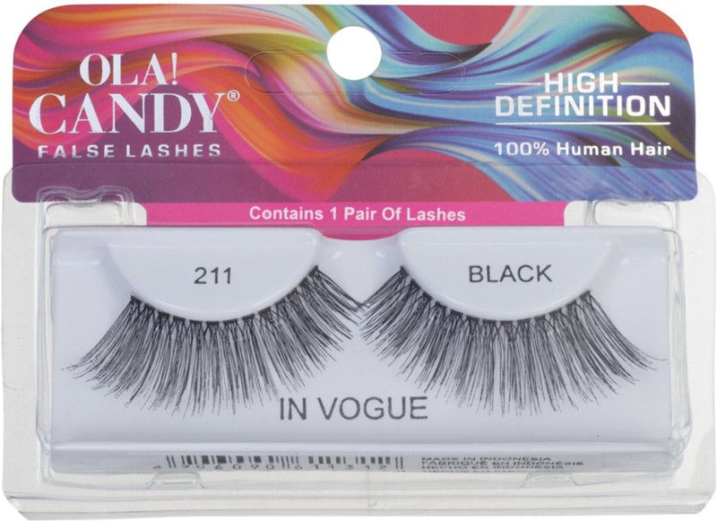 Ola Candy In Vogue Human Hair False Lash-211  (Pack of 1)