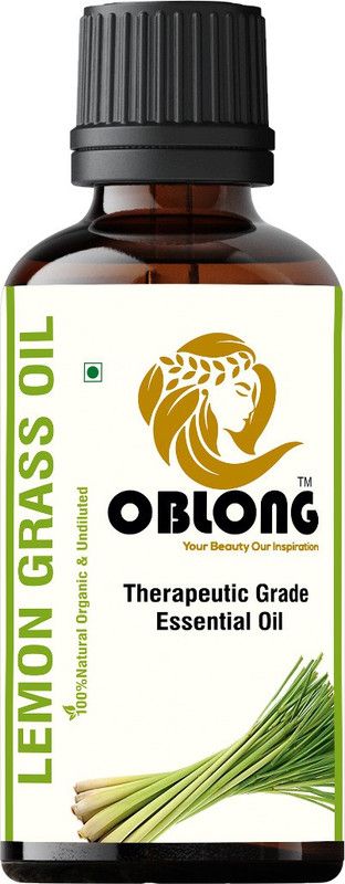 OBLONG PREMIUM QUALITY 100% ORGANIC LEMONGRASS OIL 1 BOTTLE(S) OF 10ML  (10 ml)