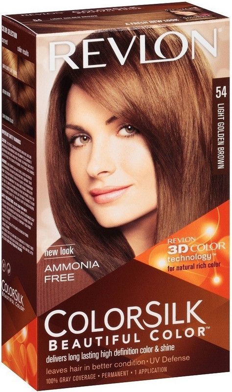 Revlon Light Golden Brown No-54 , Colorsilk Beautiful Hair Color