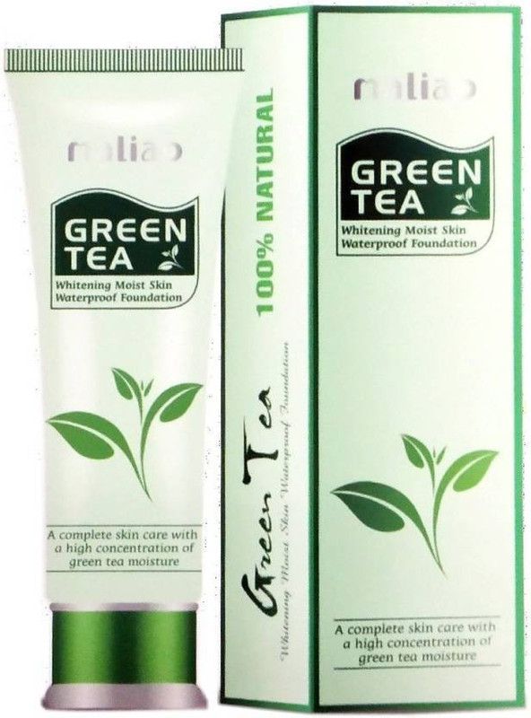 maliao Green Tea Waterproof Whitening Foundation  (Green, 80 g)