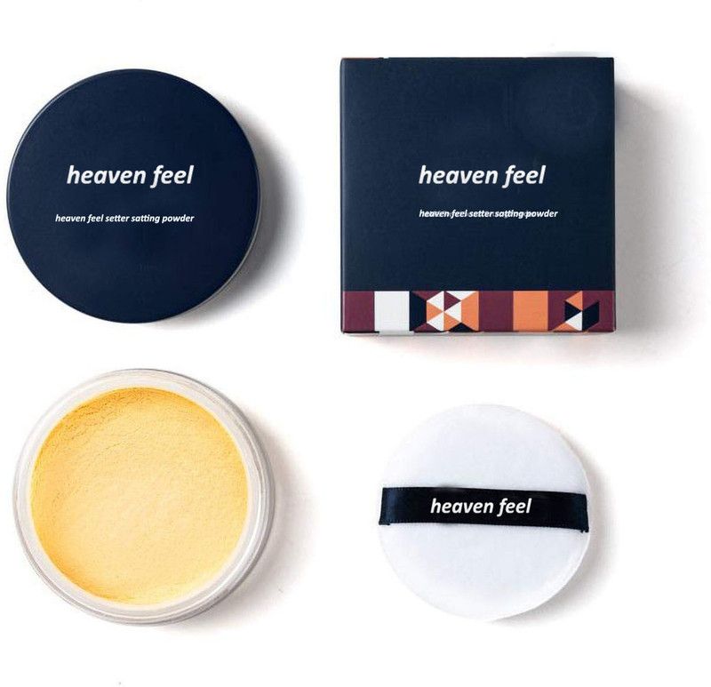 heaven feel Setting Ultra Fine Matte Loose Powder Compact (Brightening, 8 g Compact  (Brightening, 8 g)