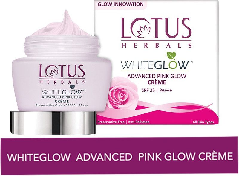 LOTUS Herbals Whiteglow Advanced Pink Glow Creme Spf 25 Pa+++  (35 g)